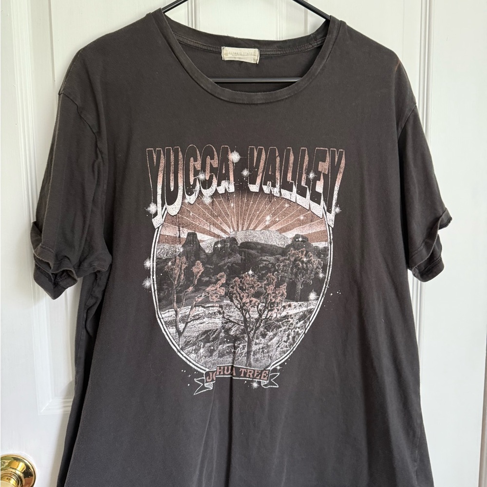 Altar'd State Black Graphic Tee